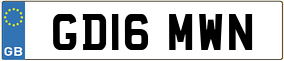 Truck License Plate